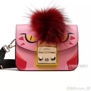 Furla monster animal small mini bag purse